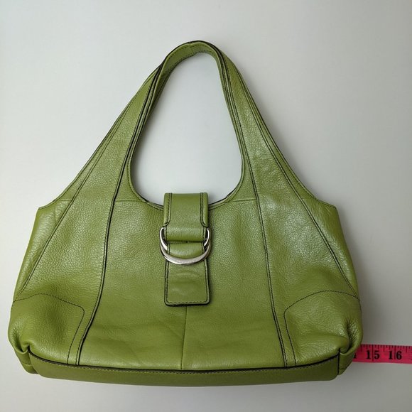 Kenneth Cole Reaction Green Leather Purse - Picture 13 of 13